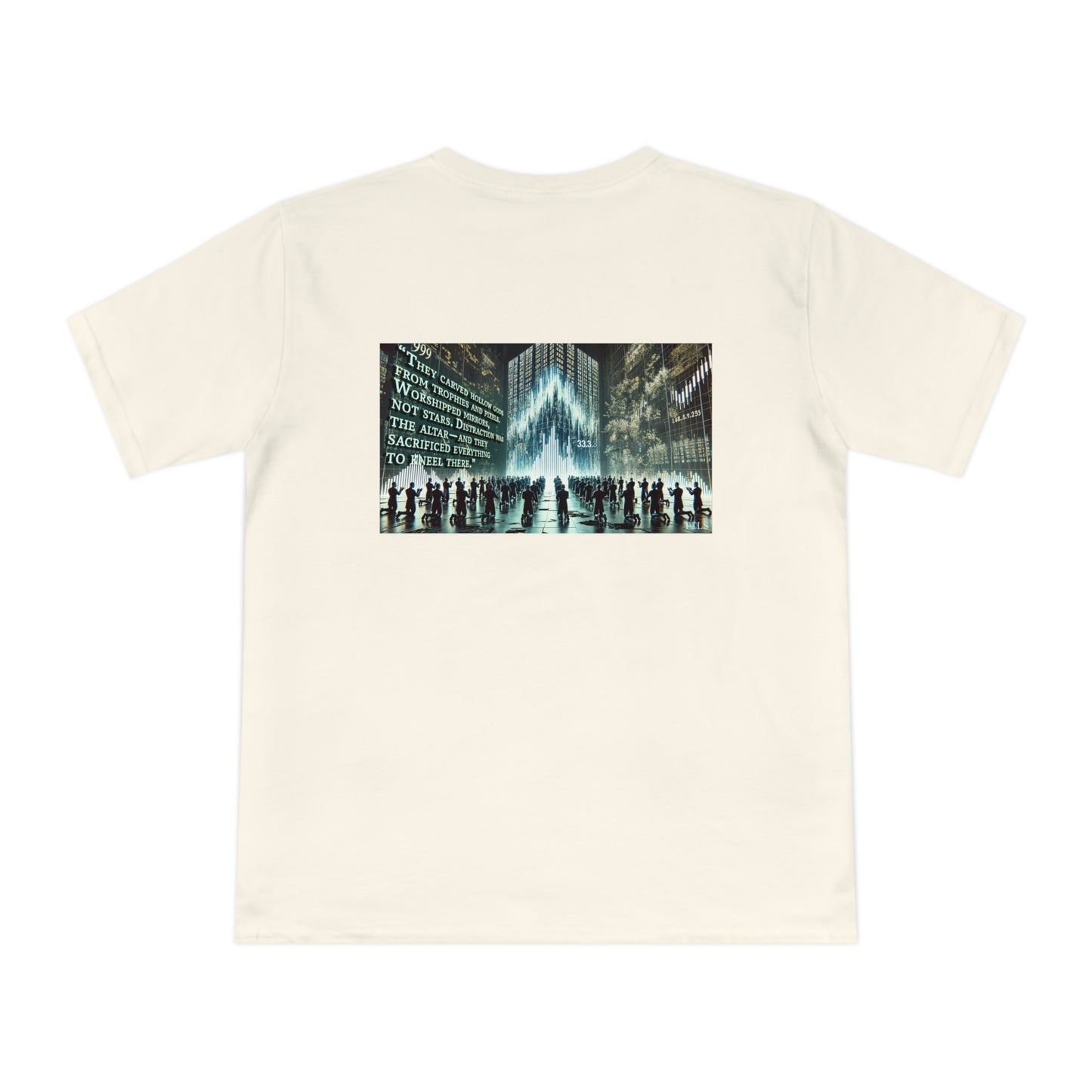 Altars of Distraction Unisex T‑Shirt Ecru by TOLS – ethically made from organic cotton.