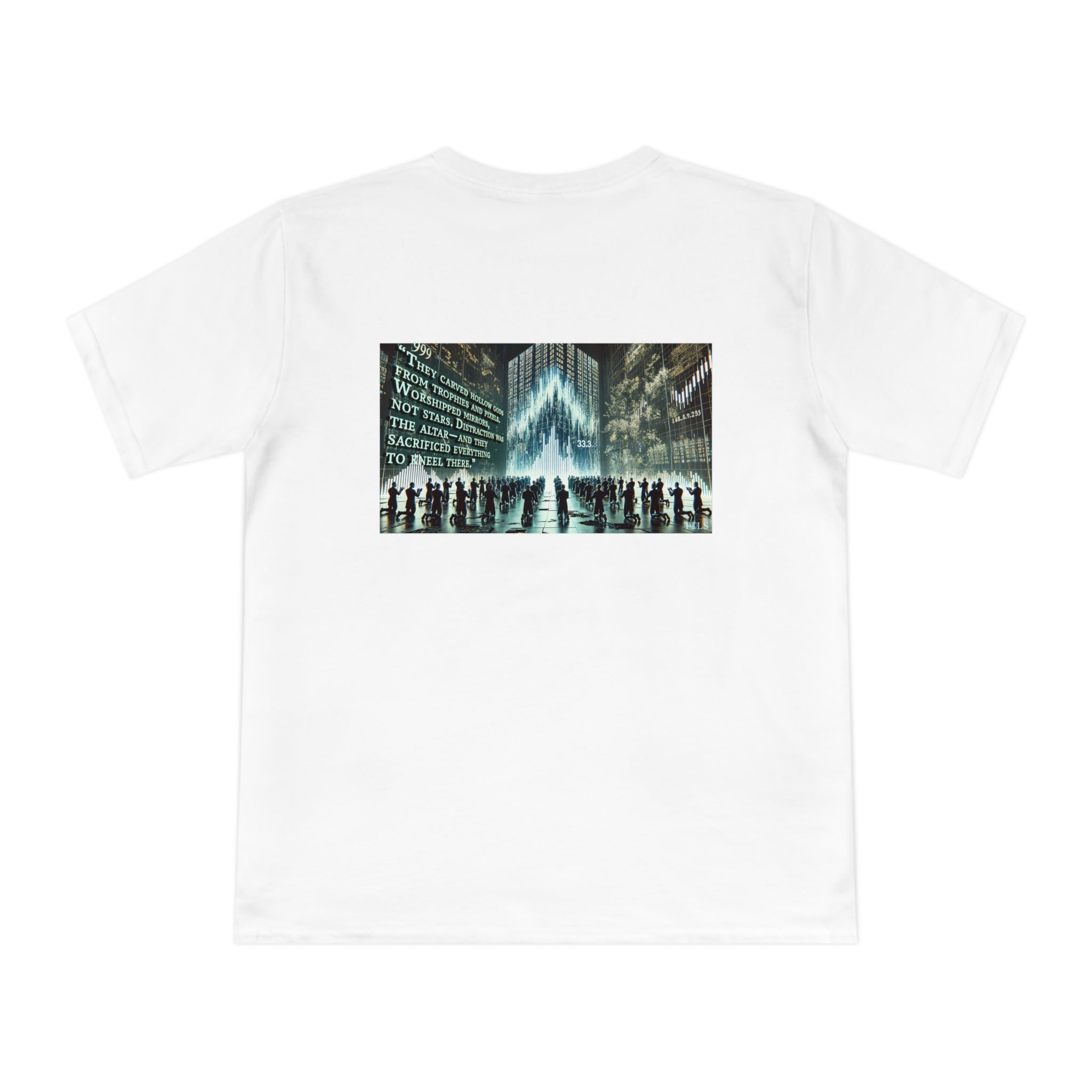 Altars of Distraction Unisex T‑Shirt White by TOLS – ethically made from organic cotton.