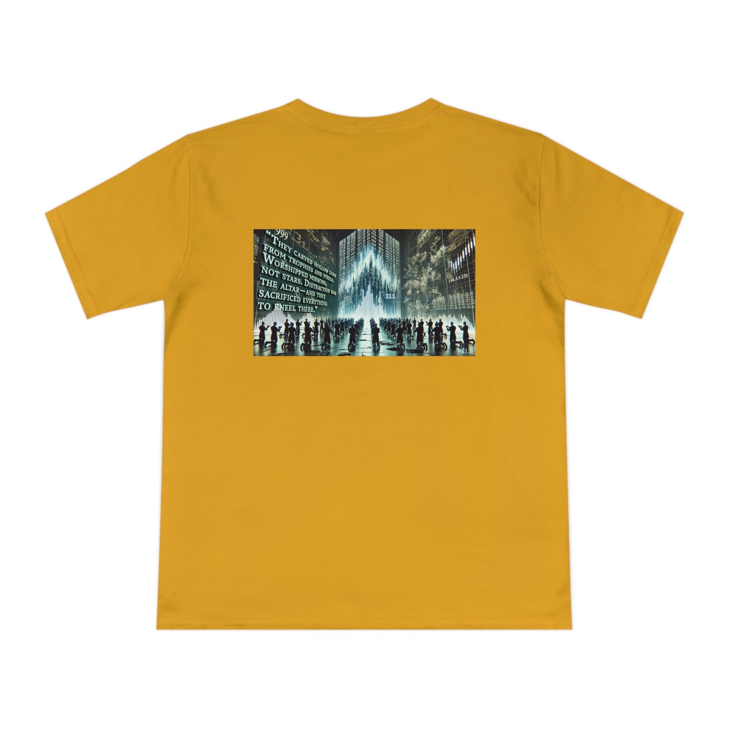Altars of Distraction Unisex T‑Shirt Mango by TOLS – ethically made from organic cotton.