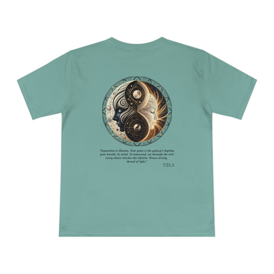 Thread of Light Unisex T‑Shirt Sage Green by TOLS – ethically made from organic cotton.