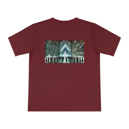 Altars of Distraction Unisex T‑Shirt Burgundy by TOLS – ethically made from organic cotton.