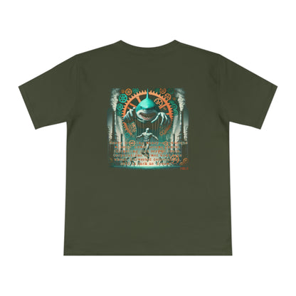 Harvested Hunger Unisex T‑Shirt Moss Green by TOLS – ethically made from organic cotton.