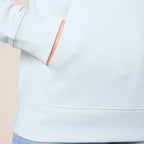 Unisex Heavyweight Organic Hoodie Blue Ice pocket Always Been