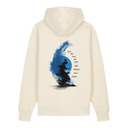 Unisex Heavyweight Organic Hoodie Natural Raw back No Limits