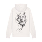 Unisex Heavyweight Organic Hoodie Off-white back Always Been