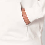 Unisex Heavyweight Organic Hoodie Off-white sleeves model Always Been