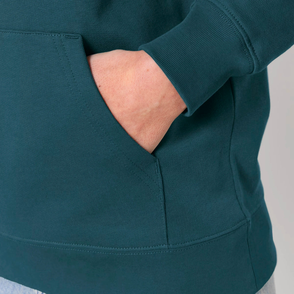 Unisex Heavyweight Organic Hoodie Stargazer sleeves model Chaos Dy Design