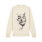 Unisex Heavyweight Organic Sweatshirt Natural Raw front Always Been 