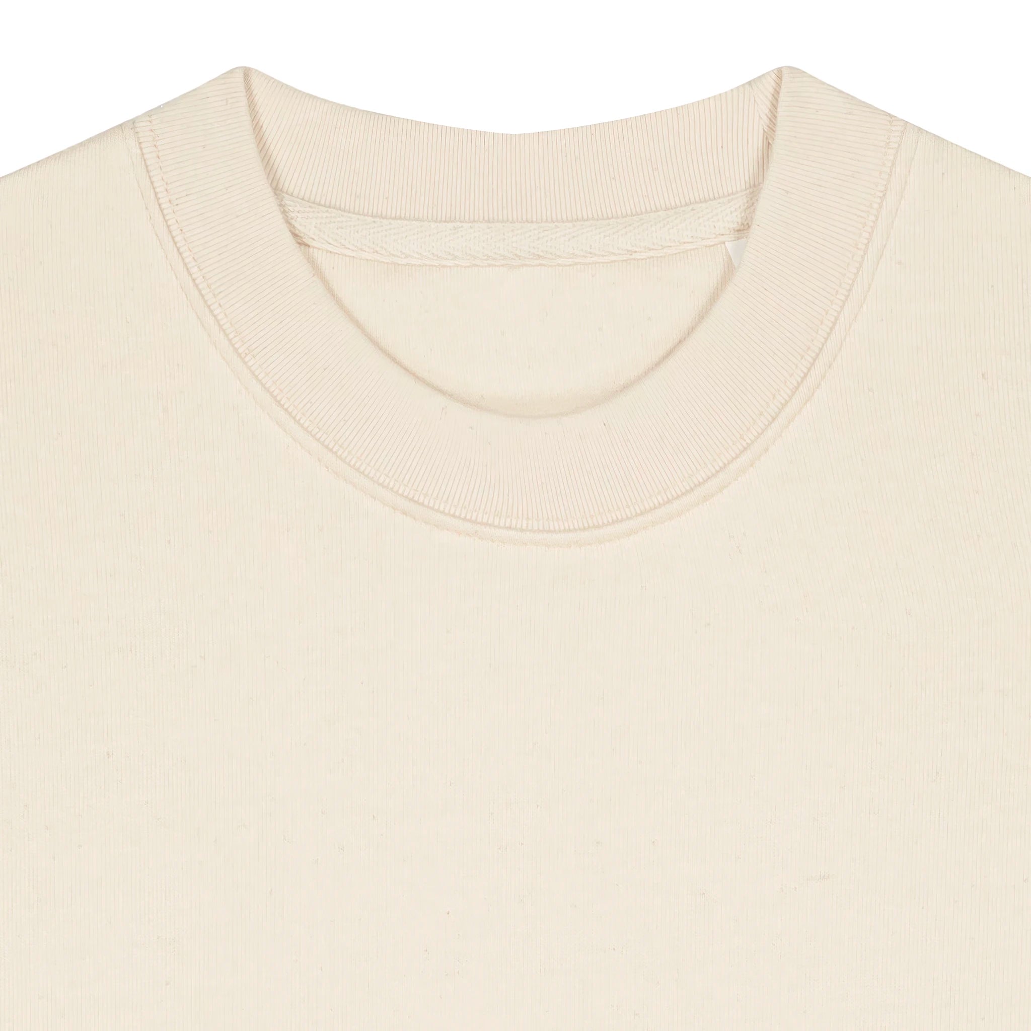 Unisex Heavyweight Organic Sweatshirt Natural Raw neck Always Been 