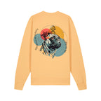 Unisex Heavyweight Organic Sweatshirt Nispero back Vaniform