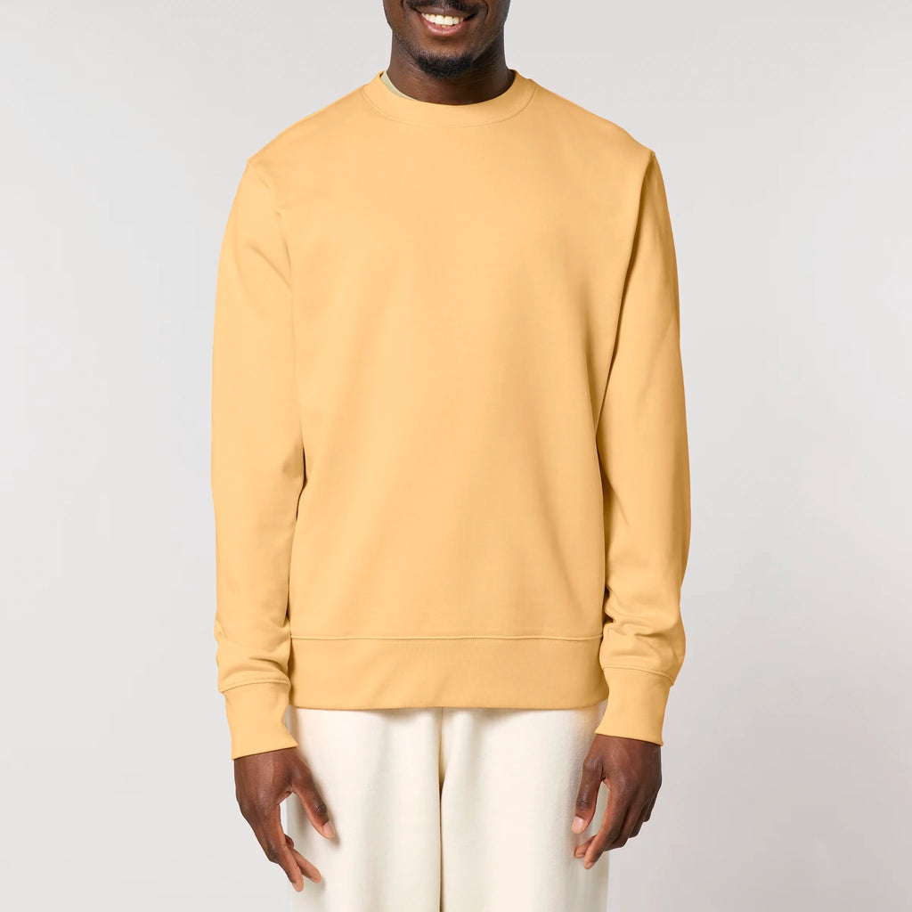 Unisex Heavyweight Organic Sweatshirt Nispero model male front Control Tool