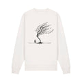 Unisex Heavyweight Organic Sweatshirt Off-white front Bend Not Break