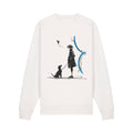 Unisex Heavyweight Organic Sweatshirt Off-white front Meaningful Life