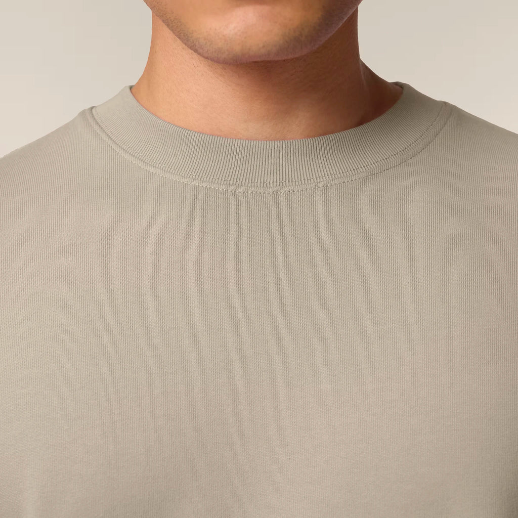 Unisex Heavyweight Organic Sweatshirt Stone neck model Control Tool