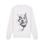 Unisex Heavyweight Organic Sweatshirt White front Always Been 