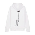 Unisex Organic Midweight Recycled Hoodie White back Control Tool