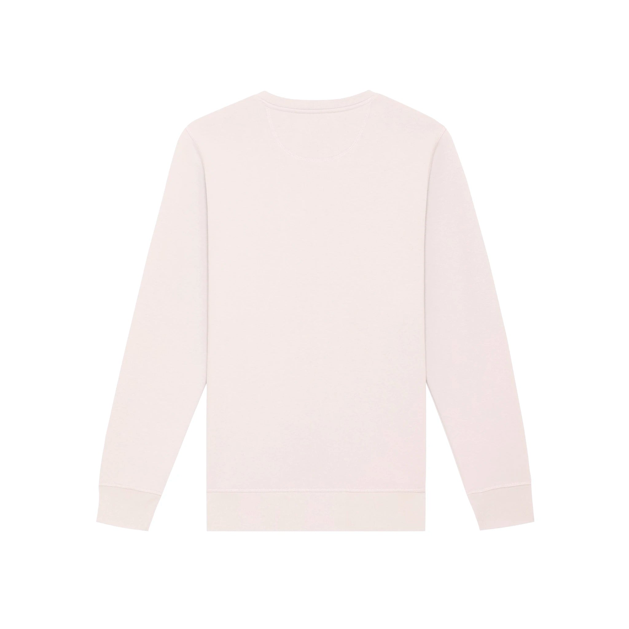 Unisex Organic Midweight Recycled Sweatshirt Vintage White back Conscious Creator