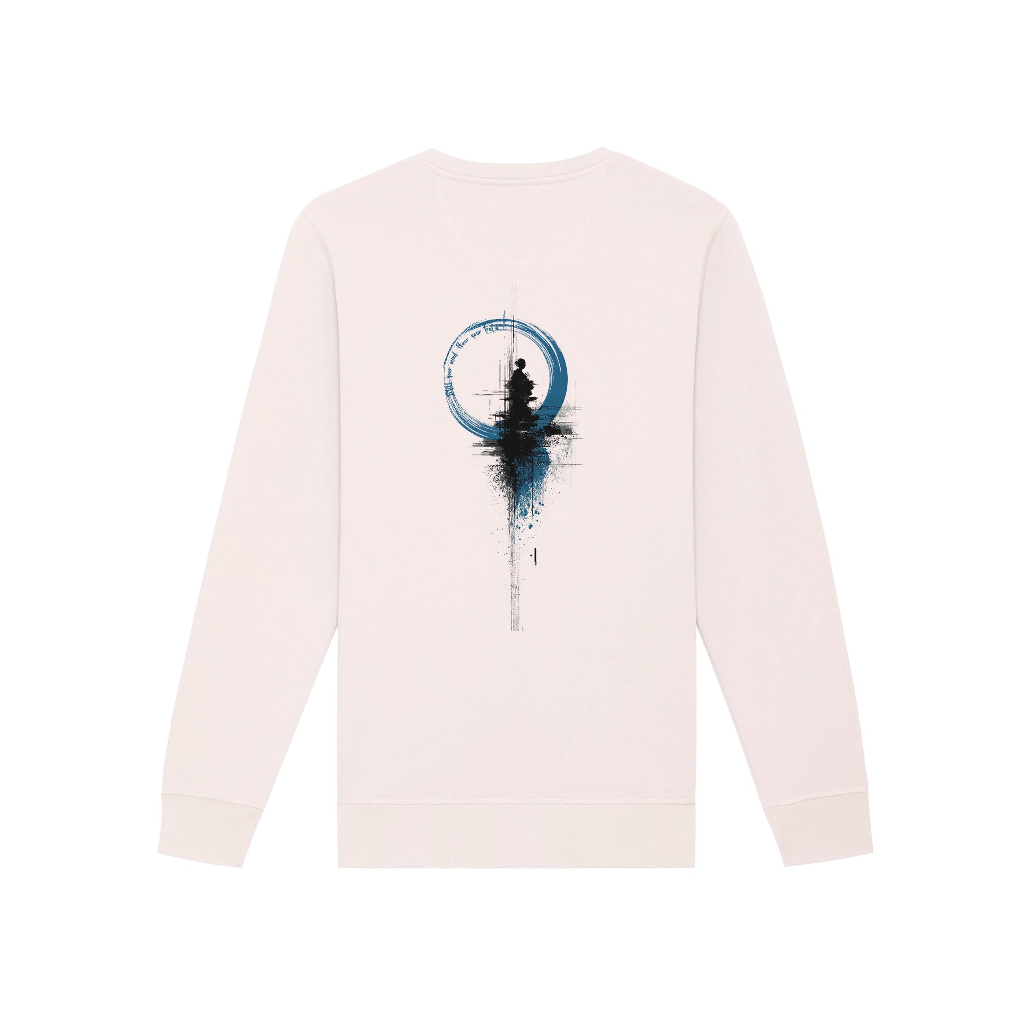 Unisex Organic Midweight Recycled Sweatshirt Vintage White back Inner Truth