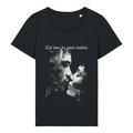 TOLS The Awakening theme women's fitted organic cotton T-shirt in Black, front - Love as Default
