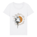TOLS The Awakening theme women's fitted organic cotton T-shirt in White, front - Remember