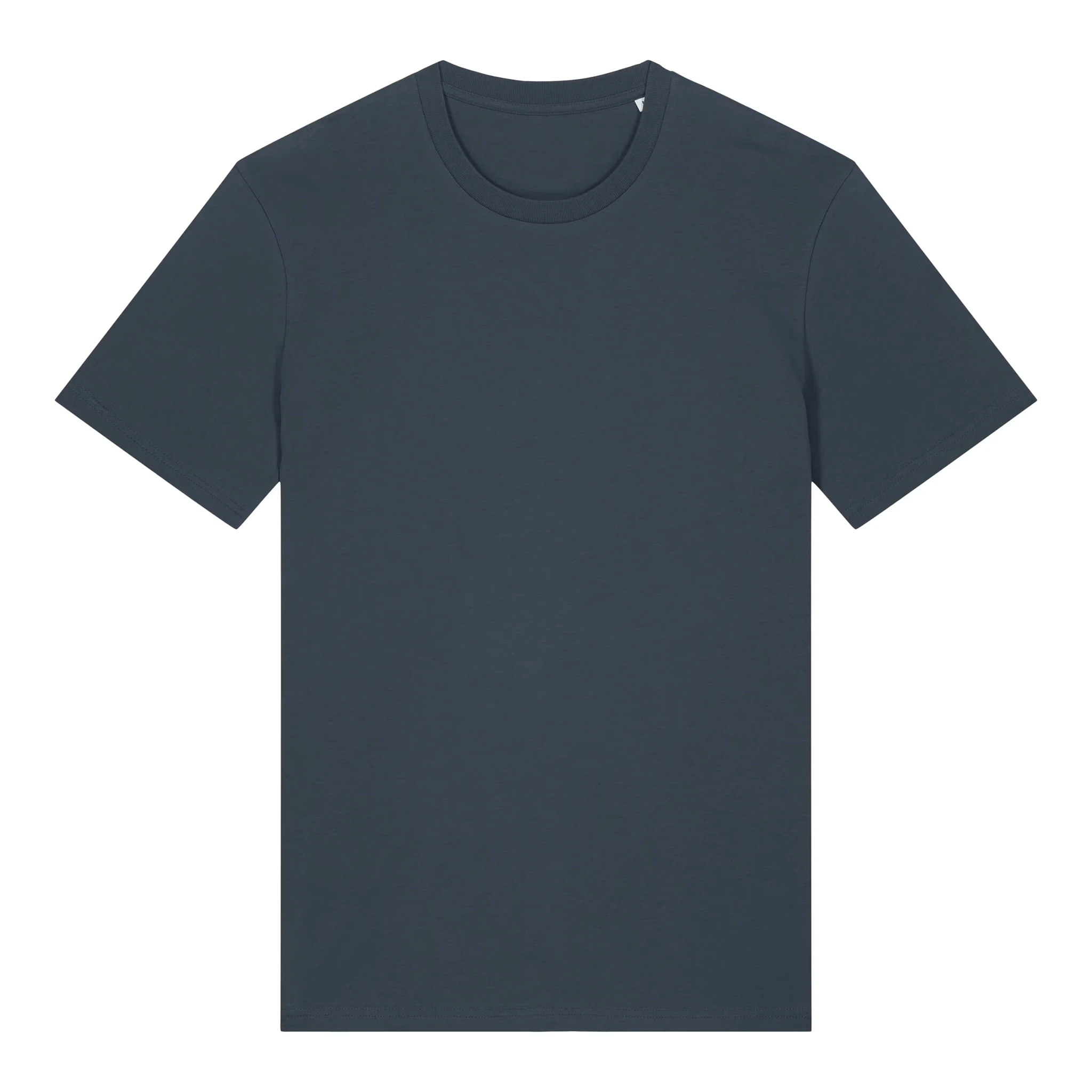 TOLS The Old Ways theme men's unisex medium fit organic cotton T-shirt in India Ink Grey, front - Rust-Tongued