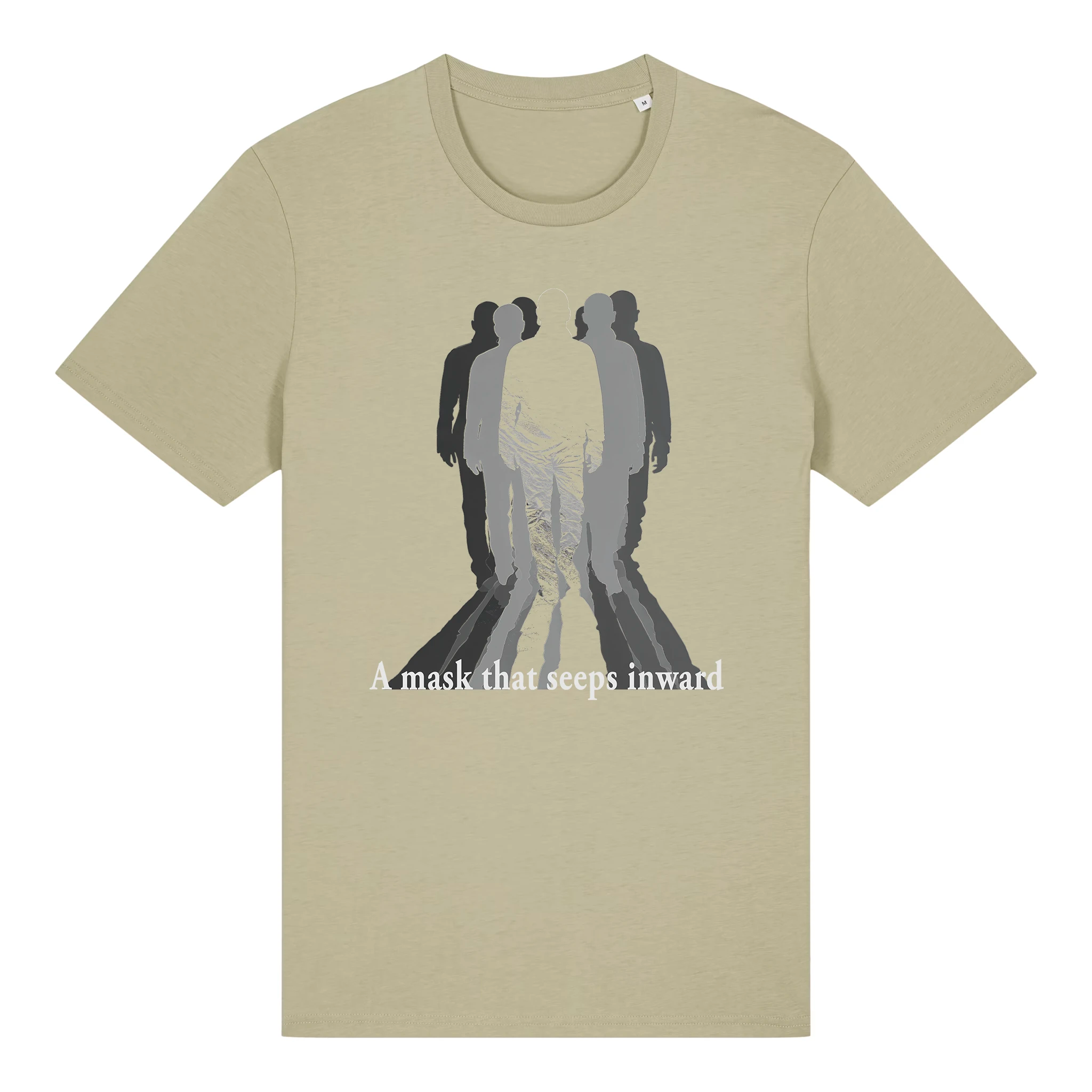 TOLS The Old Ways theme men's unisex medium fit organic cotton T-shirt in Sage, front - Neural Costume