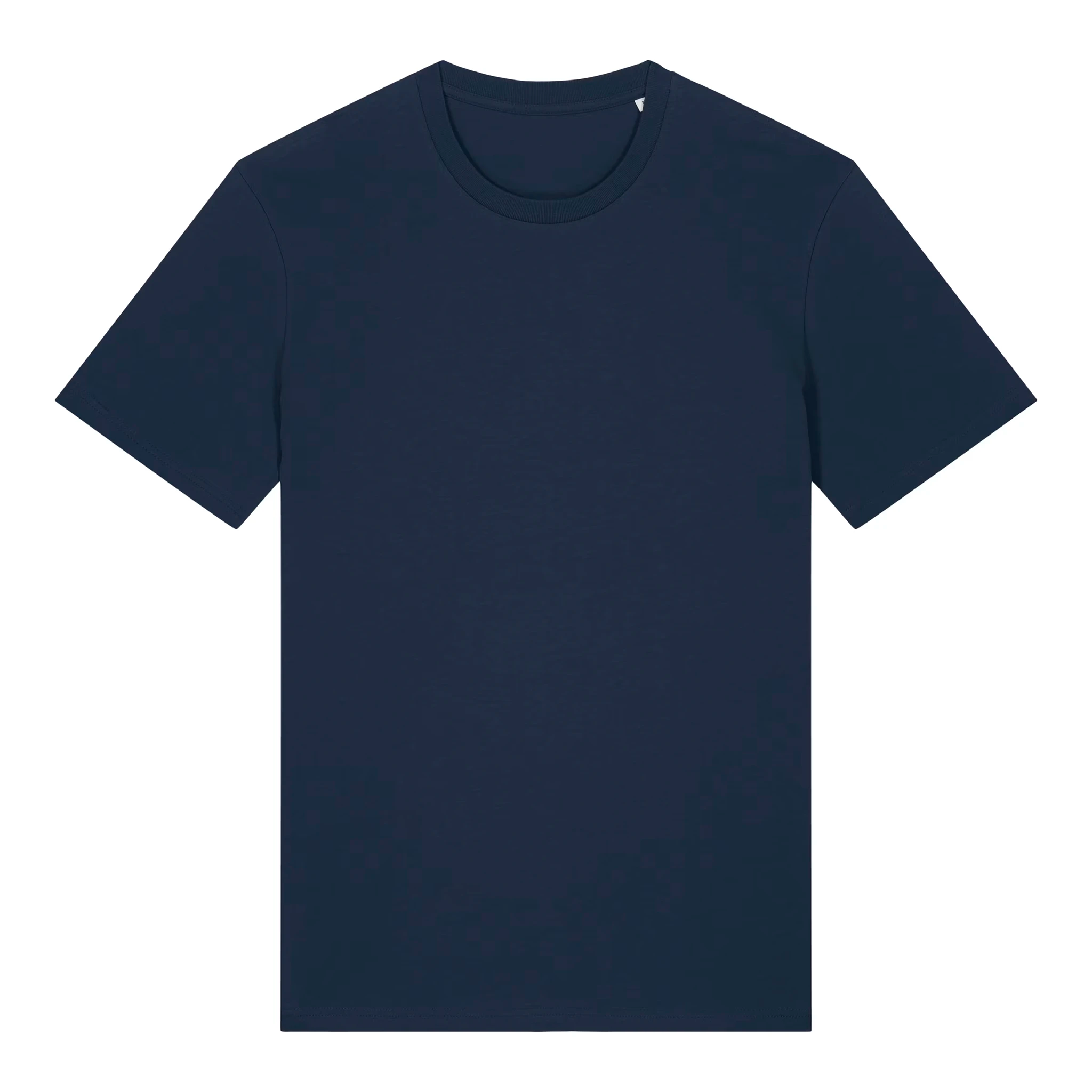 TOLS The Old Ways theme men's unisex medium fit organic cotton T-shirt in French Navy, front - Life on Display